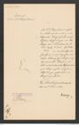 k.k. naturhistorisches Hofmuseum, Intendanzakten 1885-1896 (Hauer), Aktenzahl Z.61.b/1889, Seite 1